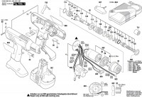 Bosch 0 602 490 456 EXACT 8 Cordless Screw Driver Spare Parts